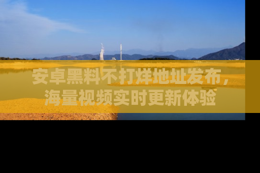 安卓黑料不打烊地址发布,海量视频实时更新体验