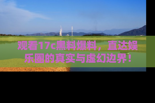 观看17c黑料爆料，直达娱乐圈的真实与虚幻边界！
