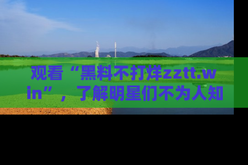 观看“黑料不打烊zztt.win”，了解明星们不为人知的黑料内幕