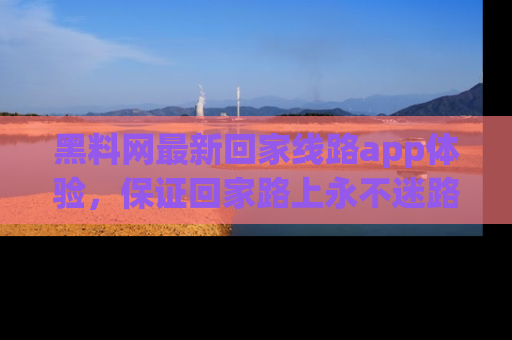 黑料网最新回家线路app体验，保证回家路上永不迷路顺畅