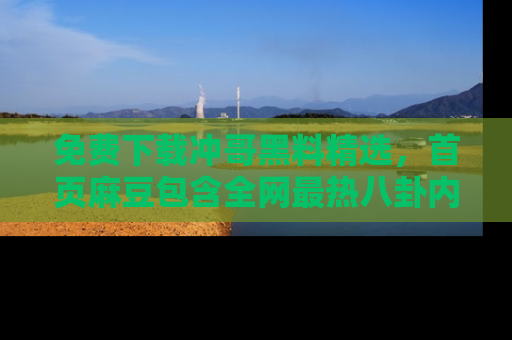免费下载冲哥黑料精选，首页麻豆包含全网最热八卦内容
