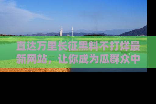 直达万里长征黑料不打烊最新网站,让你成为瓜群众中的资深吃瓜客!