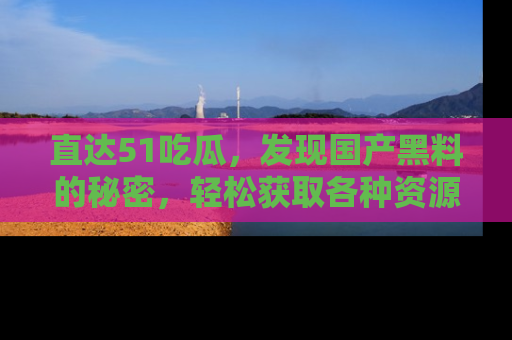 直达51吃瓜,发现国产黑料的秘密,轻松获取各种资源与资讯